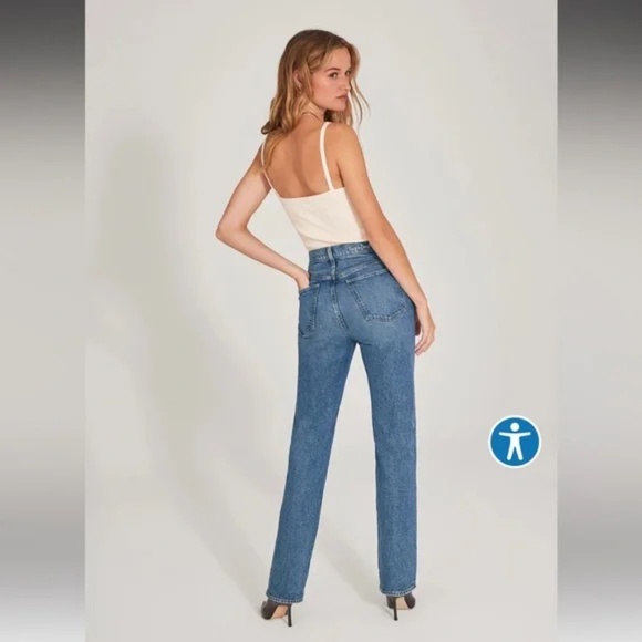 NWT Favorite Daughter THE VIVI HIGH RISE LONG STRAIGHT Chelsea - size 25 - Picture 3 of 11